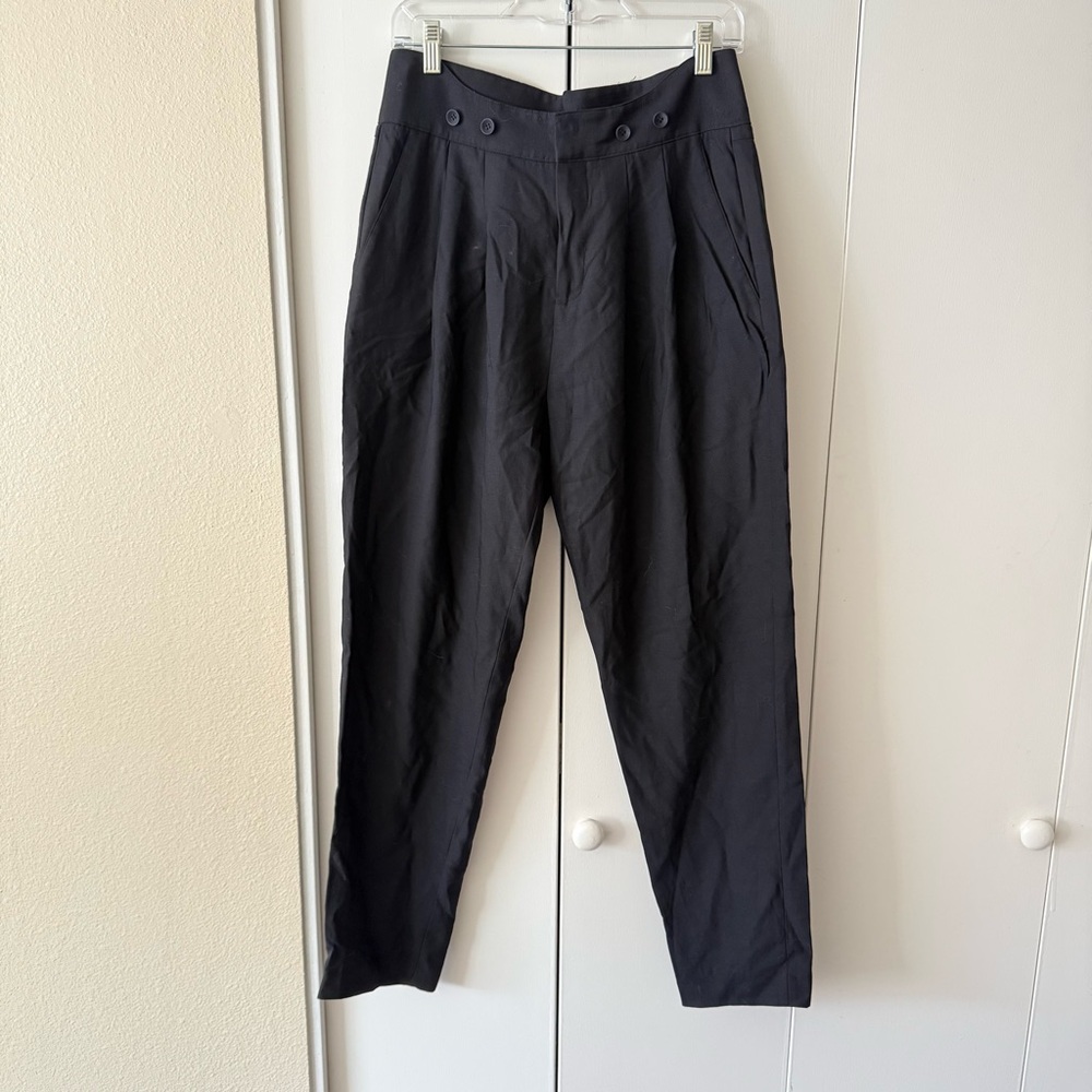 Helmut Lang Women's Black Trousers